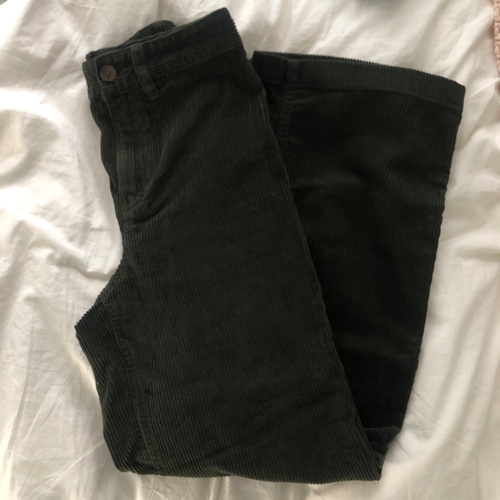 Olive corduroy pants
